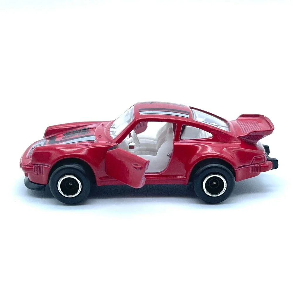 Majorette Porsche 911 Turbo Sports Car Red Diecast 1/57 Scale Loose #209 France
